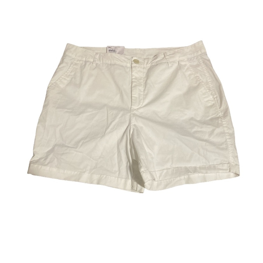 Croft & Barrow White Bermuda Shorts Casual Style